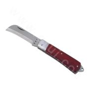Curved Blade Electrical Knife Wiht Wooden Handle