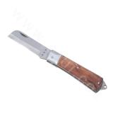 STRAIGHT BLADE ELECTRICAL KNIFE WITH WOODEN HANDLE