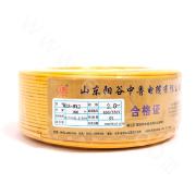 Copper core cross-linked polyolefin insulated halogen-free low-smoke flame-retardant wire